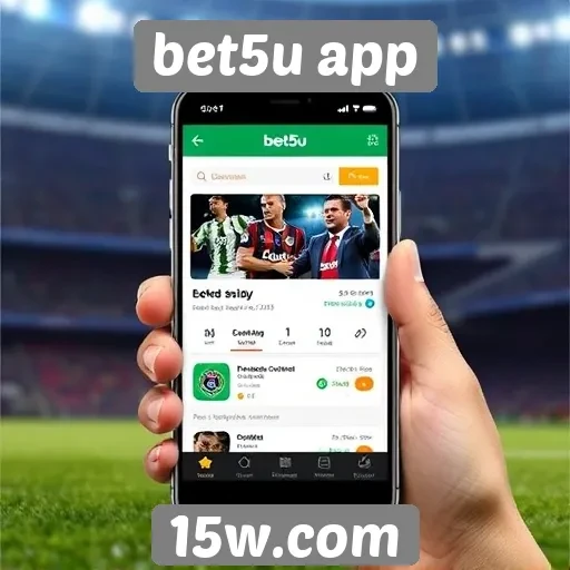 Apostas esportivas no bet5u app em destaque